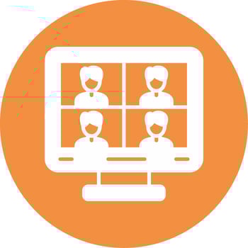 Video Conference Vector Icon