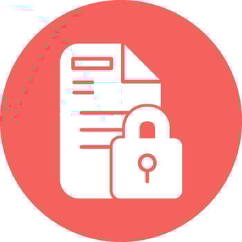 Secure Folder Vector Icon