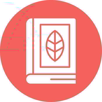 Biology Book Vector Icon