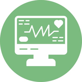 Electrocardiogram Vector Icon