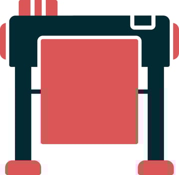 Plotter Vector Icon