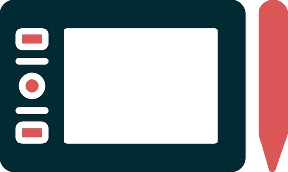 Graphic Tablet Vector Icon
