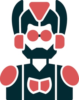 Cyborg Vector Icon