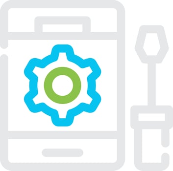 Smartphone Creative Icon Design vector