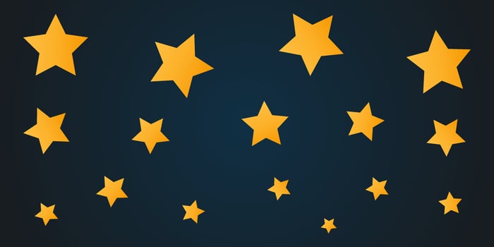 Gold Abstract Star Vector blue black gradient gradient Background. Starry sprinkle decoration. Shining Template. Gold Glitter Space Texture.