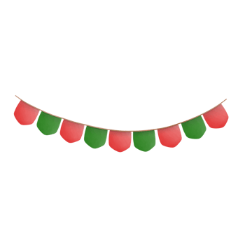 Watercolor paintings of Happy New Year and Merry Christmas signs, hand painted watercolors, hanging signs, red and green signs. png