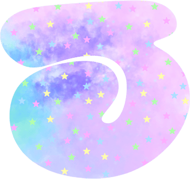 english letters J watercolor Festive pink blue watercolor dots create a unicon dream atmosphere png