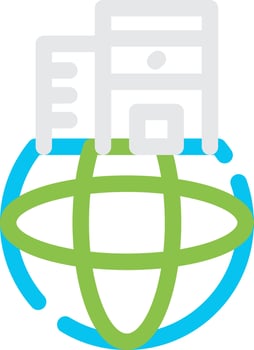 Global Marketing Creative Icon Design vector