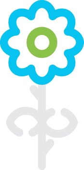 Flower Creative Icon Design vector
