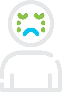 Tears Creative Icon Design vector