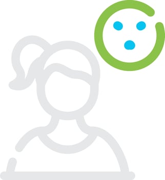 Amused Creative Icon Design vector