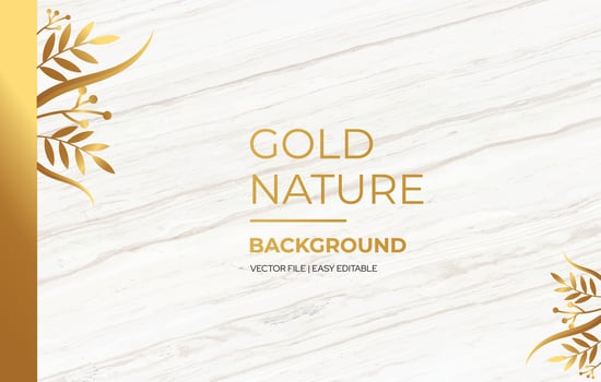 Book Cover Premium gold nature background luxury wallpaper vector. Floral pattern, Golden flower line art style design for wall arts, greeting card, wallpaper vector