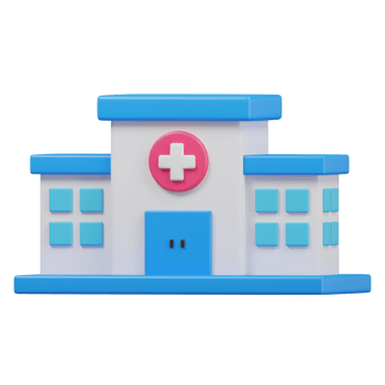 Hospital 3D Illustration png