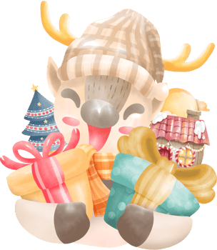 Merry christmas elements png