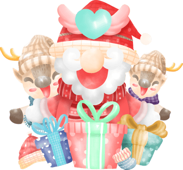 Merry christmas elements png