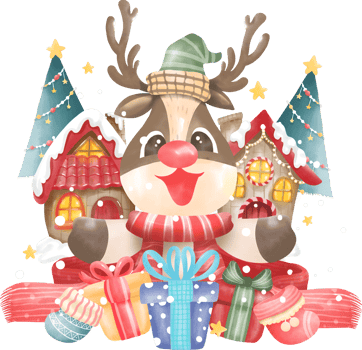 Merry christmas elements png