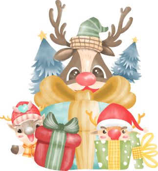 Merry christmas elements png