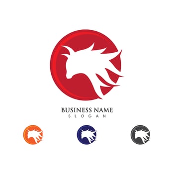 Wolf vector illustration design