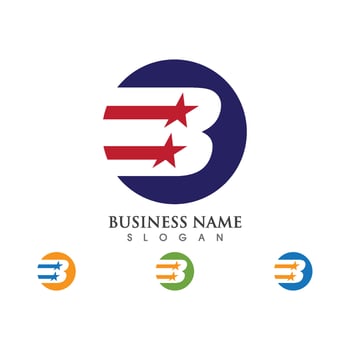 B Letter vector illustration