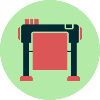 Plotter Vector Icon