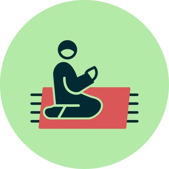 Pray Vector Icon