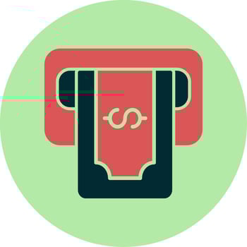 Withdraw Vector Icon