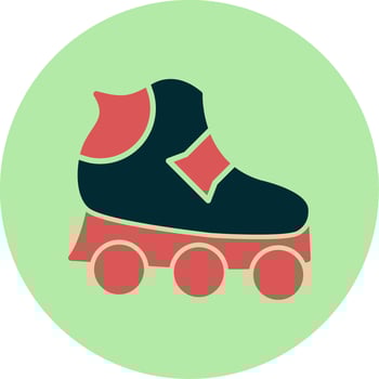 Roller Skate Vector Icon