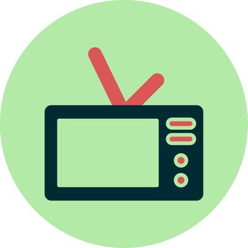 Television Vector Icon