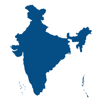 Map of India administrative regions. India map png