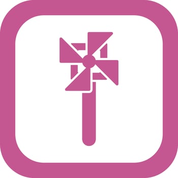 Pinwheel Vector Icon