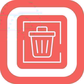 Trash Sign Vector Icon
