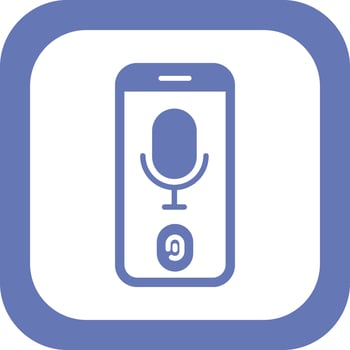 Voice Recognition Vector Icon