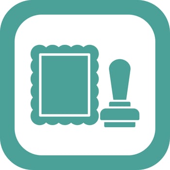 stamped Vector Icon