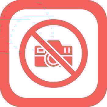 No Camera Vector Icon