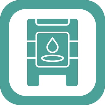 Wet Floor Vector Icon