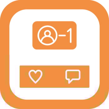 Unfollow Vector Icon