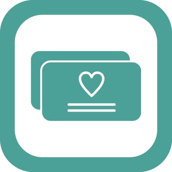 Greeting Card Vector Icon
