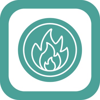 Flammable Vector Icon