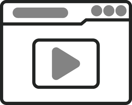 Video Streaming Vector Icon