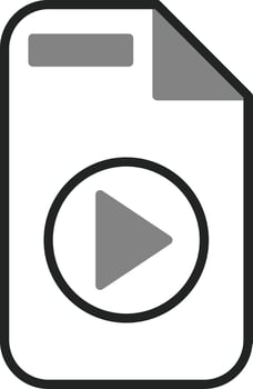 Video File Vector Icon