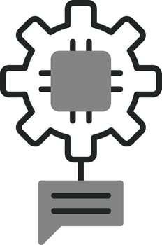 Natural Language Processing Vector Icon