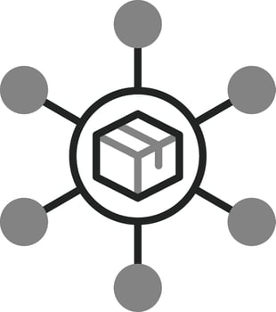Distribution Center Vector Icon
