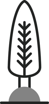 Cypress Vector Icon