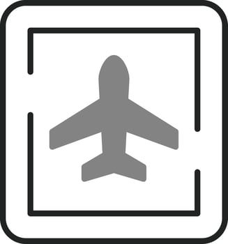 Airport Sign Vector Icon