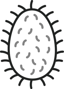 Rabies Lyssavirus Vector Icon