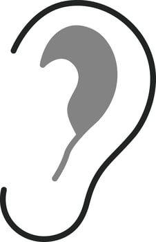 Ear Vector Icon