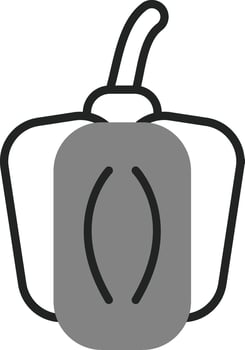 Green Pepper Vector Icon