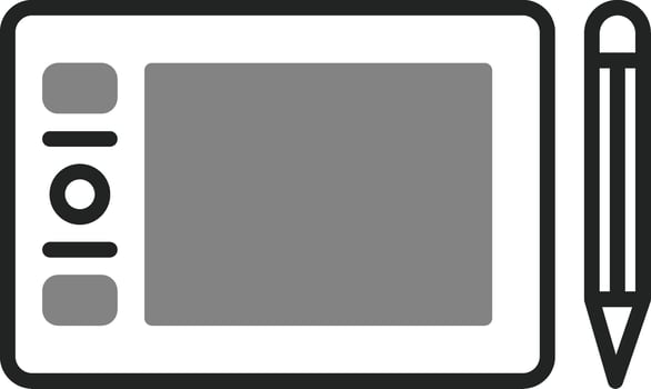 Graphic Tablet Vector Icon