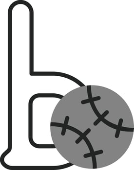 Small B Vector Icon