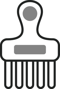 Afro Comb Vector Icon
